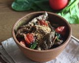 材料3つ!トマト牛丼作り方6写真