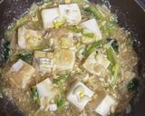 豆腐とえのきと小松菜の中華風あんかけ作り方5写真