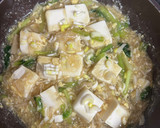 豆腐とえのきと小松菜の中華風あんかけ作り方5写真