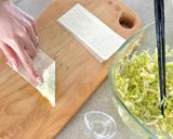 塩キャベツのチーズ春巻き(20分)作り方4写真