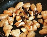 ササミの唐揚げエリンギ炒め大根おろし添え作り方4写真