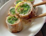 ごま醤油だれ！春キャベツの豚巻き作り方7写真