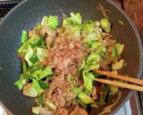 とんかつソースで肉野菜炒め作り方6写真