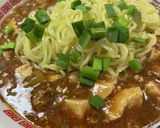 麺が浮く〜麻婆ラーメン作り方12写真