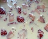 ごろっと苺ミルクのパンナコッタ作り方5写真