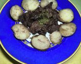 牛肉とじゃがいもの赤ワイン煮込み作り方26写真