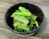 小松菜となめ茸の和え物作り方5写真