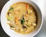 お一人様☆レンジ簡単きな粉シチューライス作り方17写真