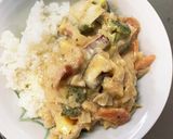 お一人様☆レンジ簡単きな粉シチューライス作り方21写真