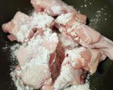 片栗粉がコツ☆柔らかい鶏手羽元煮×青梗菜作り方1写真