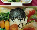 マッシュル弁当☆もっもっキャラ弁作り方8写真