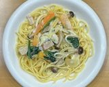 具だくさんクリームスープパスタ作り方5写真