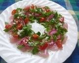 塩ゼロ☆酢たまねぎでマグロのカルパッチョ作り方4写真