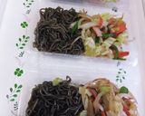 お花見リクエストお弁当●東村山黒焼きそば作り方5写真