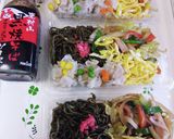お花見リクエストお弁当●東村山黒焼きそば作り方6写真