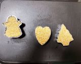 クッキー型で　型抜き焼きおにぎり作り方2写真