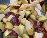 簡単⭐︎筍とさつまいもの甘辛酢タレ焼き作り方3写真