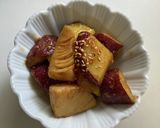簡単⭐︎筍とさつまいもの甘辛酢タレ焼き作り方4写真