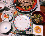 絹厚揚げと薩摩芋と舞茸の味噌汁作り方3写真