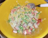 枝豆コーンカニかまのかき揚げ作り方4写真