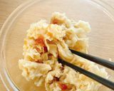 花びら茸のだし梅干和え作り方4写真