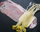 簡単3分！焼かない肉巻き　もやしチーズ作り方2写真
