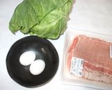 春キャベツとんぺい焼き♪簡単漢方薬膳作り方1写真
