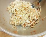 *切り干し大根と水菜の鮭フレーク和え*作り方3写真