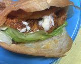 ラー油で食べるイカフライサンド作り方2写真