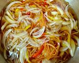 新玉ねぎたっぷり♪鶏もも肉の南蛮漬け作り方8写真