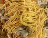 春キャベツと蕗の薹のボンゴレロッソ｡❀作り方15写真