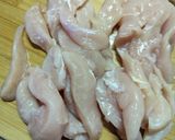 味付き！ささみスティック♪作り方1写真