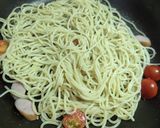 バジル＆ガーリックのパスタ♡作り方5写真