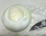 新玉ねぎレンジ蒸し丸ごと10分コンソメ煮作り方1写真