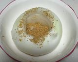 新玉ねぎレンジ蒸し丸ごと10分コンソメ煮作り方2写真
