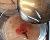 桜のレアチーズケーキ作り方10写真