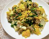 豆腐とニラの卵炒め作り方6写真