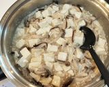 豆腐ときのこの旨煮 QC作り方3写真
