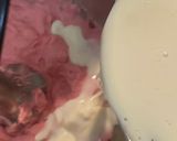 簡単桜豆乳レアチーズケーキ作り方3写真