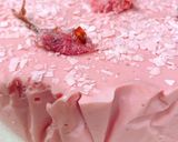 簡単桜豆乳レアチーズケーキ作り方5写真