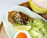 秋刀魚の舞茸ソース春巻き作り方6写真