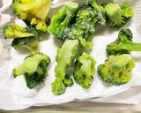 ブロッコリーと炒り卵サラダ作り方1写真