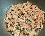 豚ひき肉と茄子とキャベツの胡麻ダレ炒め作り方5写真