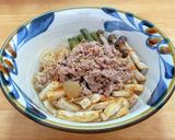 豚ひき肉と白たきと油揚げの柚子こしょう煮作り方8写真