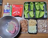 ヨウサマの減塩おやじのピーマン肉詰みそ味作り方2写真