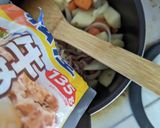 松屋牛めしの具で肉じゃが作り方2写真