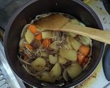 松屋牛めしの具で肉じゃが作り方3写真