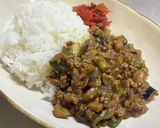 ナスとピーマンのキーマカレー《市販ルー》作り方7写真