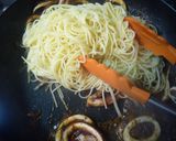幸せパスタ♡イカスミとまと味!作り方5写真