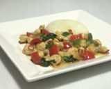 【痩せ飯】ヘルシー鶏ムネ肉のガパオライス作り方11写真